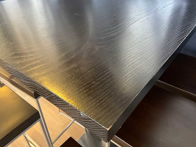 Rvs barkruk (4x) + tafels (3x) - afbeelding 4 van  22