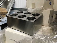 Rvs bestekhouder (2x) - afbeelding 1 van  1