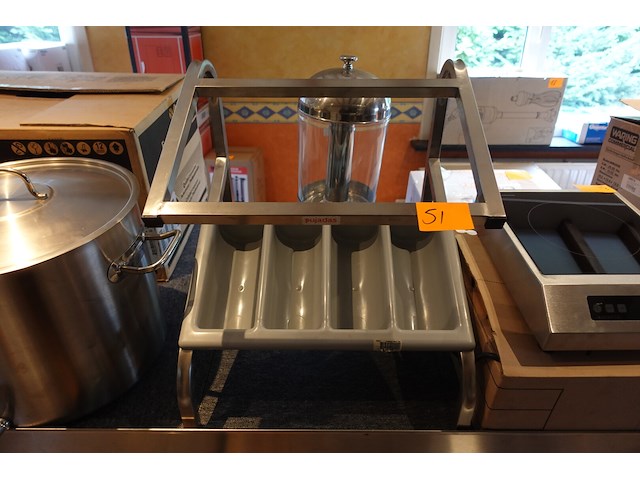 Rvs bestekhouder - afbeelding 1 van  1