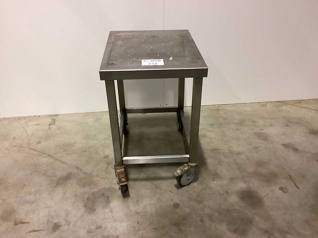 Rvs bijzettafel en 600x400 overige opslag en handling - afbeelding 1 van  2
