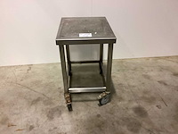 Rvs bijzettafel en 600x400 overige opslag en handling - afbeelding 1 van  2