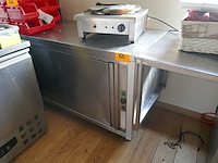 Rvs bordenwarmer werktafel - afbeelding 1 van  5
