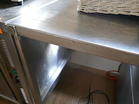 Rvs bordenwarmer werktafel - afbeelding 3 van  5