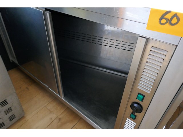 Rvs bordenwarmer werktafel - afbeelding 4 van  5