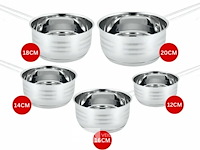 Rvs braadpannenset - afbeelding 3 van  7