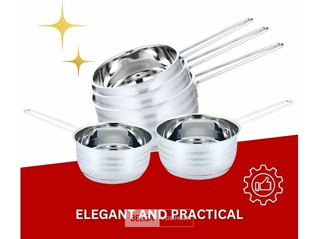 Rvs braadpannenset - afbeelding 4 van  7