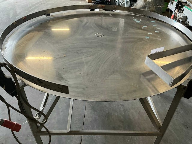 Rvs carouselsorteertafel - afbeelding 1 van  3