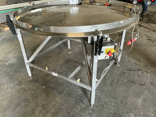 Rvs carouselsorteertafel - afbeelding 2 van  3