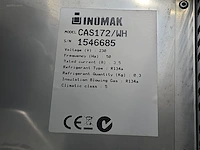 Rvs diepvriezer inomac cas165wh - afbeelding 4 van  5