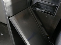 Rvs doorschuifvaatwasser met afvoertafel dihr - afbeelding 2 van  6