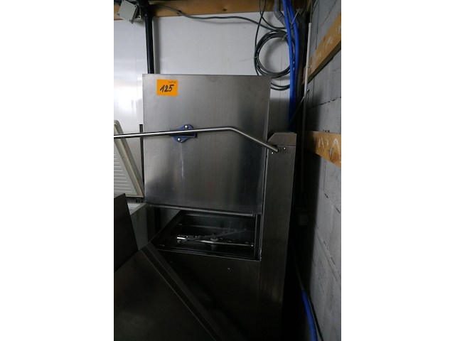 Rvs doorschuifvaatwasser met afvoertafel dihr - afbeelding 3 van  6