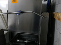 Rvs doorschuifvaatwasser met afvoertafel dihr - afbeelding 3 van  6