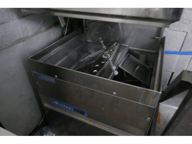 Rvs doorschuifvaatwasser met afvoertafel dihr - afbeelding 4 van  6