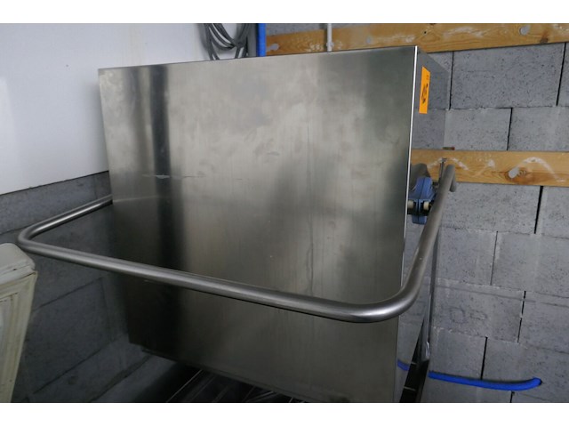 Rvs doorschuifvaatwasser met afvoertafel dihr - afbeelding 5 van  6