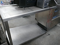 Rvs doorschuifvaatwasser met afvoertafel dihr - afbeelding 3 van  8