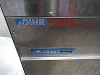 Rvs doorschuifvaatwasser met afvoertafel dihr - afbeelding 4 van  8