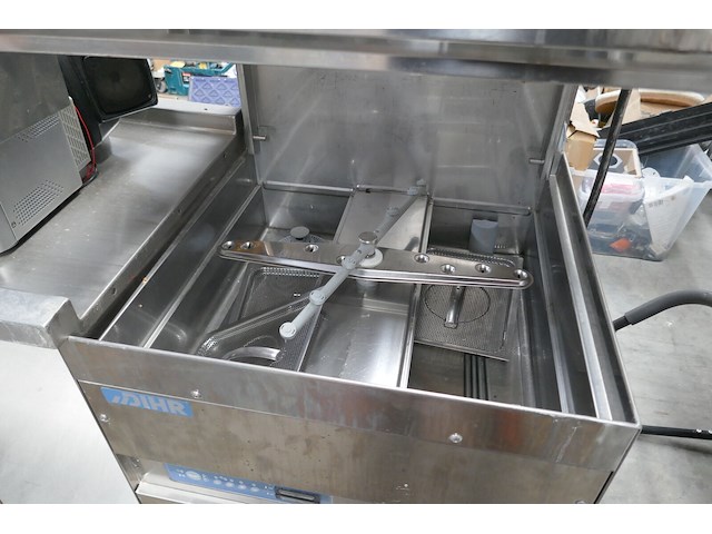 Rvs doorschuifvaatwasser met afvoertafel dihr - afbeelding 5 van  8