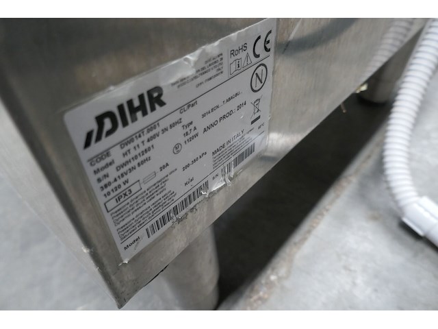 Rvs doorschuifvaatwasser met afvoertafel dihr - afbeelding 8 van  8