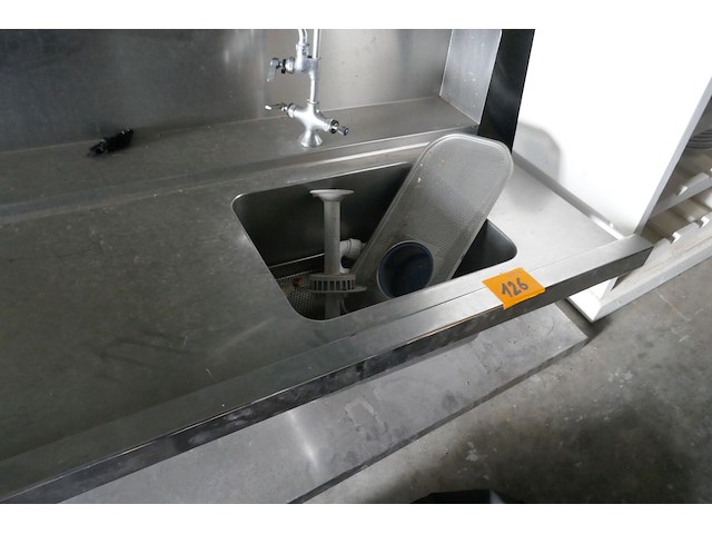 Rvs doorschuifvaatwasser met spoeltafel hobart - afbeelding 5 van  6