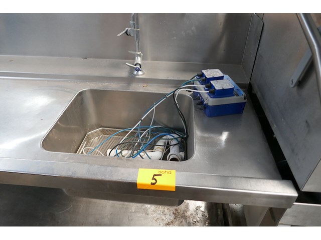 Rvs doorschuifvaatwasser met spoeltafel hobart - afbeelding 6 van  10