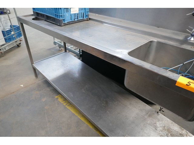 Rvs doorschuifvaatwasser met spoeltafel hobart - afbeelding 8 van  10
