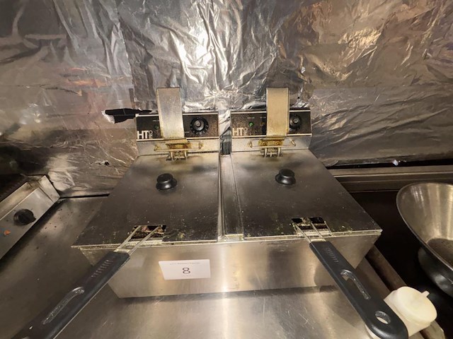 Rvs dubbele friteuse ht pro - afbeelding 1 van  3