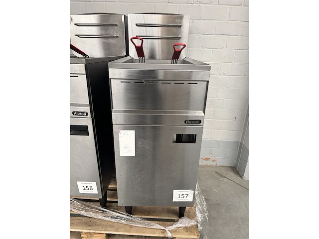 Rvs dubbele friteuse nayati gfe/40 rs - afbeelding 1 van  3