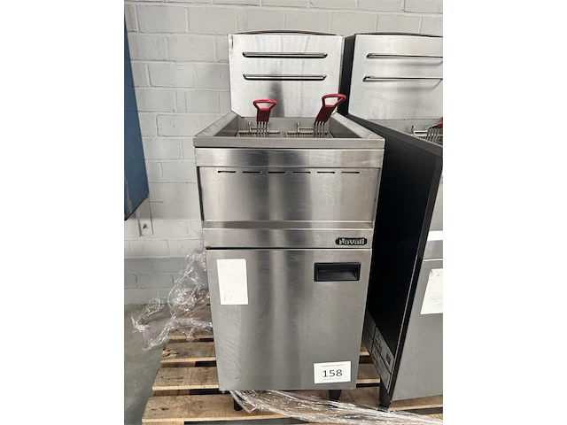 Rvs dubbele friteuse nayati gfe/40 rs - afbeelding 1 van  7