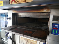 Rvs dubbele pizzaoven met onderstel moretti forni - afbeelding 4 van  5