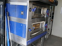 Rvs dubbele pizzaoven met onderstel moretti forni - afbeelding 5 van  5