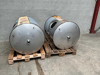 Rvs dubbelwandige tank (2x) - afbeelding 2 van  5