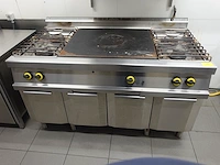 Rvs fornuis op gas macfrin