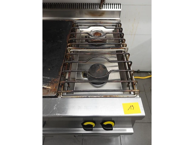 Rvs fornuis op gas macfrin - afbeelding 4 van  10