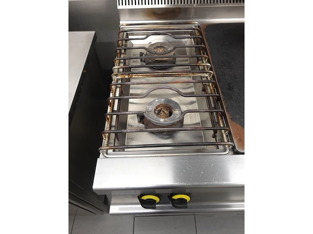 Rvs fornuis op gas macfrin - afbeelding 5 van  10