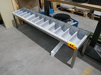Rvs frame voor couvertbakken + couvertbakken - afbeelding 1 van  4