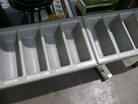 Rvs frame voor couvertbakken + couvertbakken - afbeelding 4 van  4