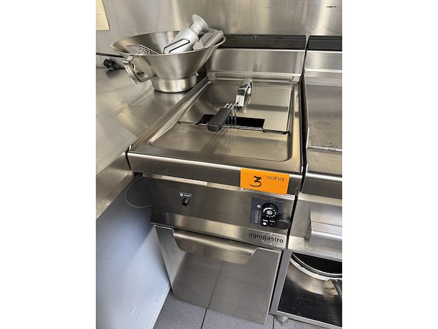 Rvs friteuse op gas ggmgastro - afbeelding 1 van  7