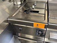 Rvs friteuse op gas ggmgastro