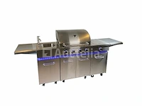 Rvs gasbarbecue keuken - 4 branders met zijbrander - afbeelding 2 van  8
