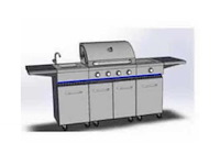 Rvs gasbarbecue keuken - 4 branders met zijbrander - afbeelding 3 van  8