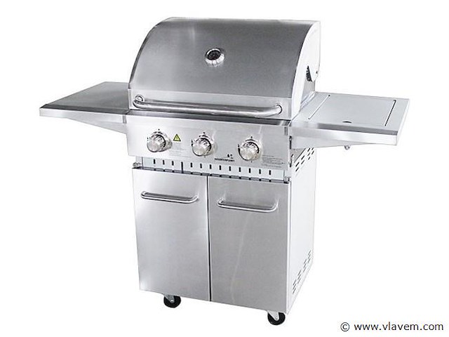 Rvs gasbarbecue - afbeelding 1 van  3