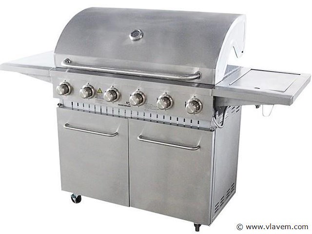 Rvs gasbarbecue - afbeelding 1 van  4