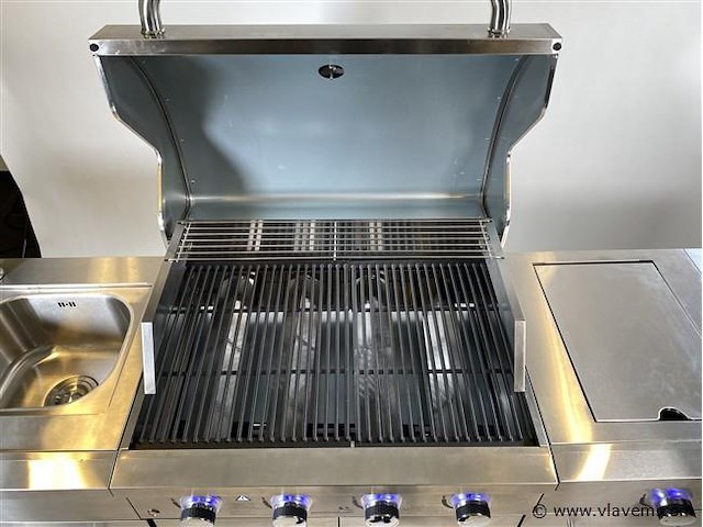 Rvs gasbarbecue - afbeelding 6 van  8