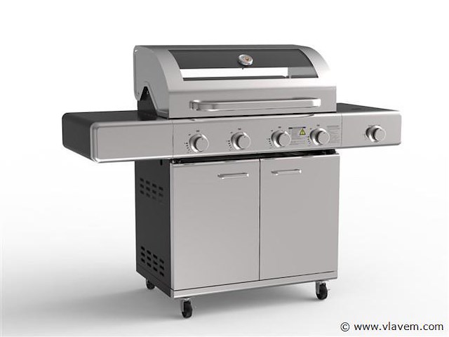 Rvs gasbarbecue - afbeelding 1 van  4