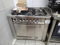 Rvs gasfornuis 6 -pits