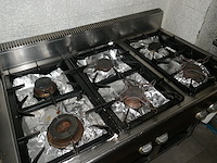 Rvs gasfornuis met 6 bekkens modular - afbeelding 4 van  4