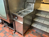 Rvs gasgestookte friteuse