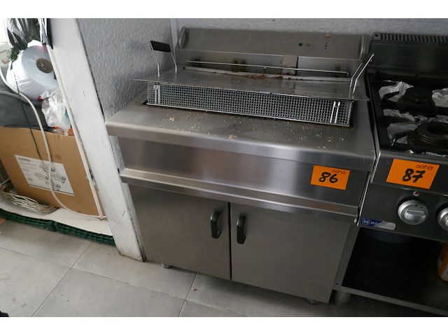 Rvs gasgestookte frituurpan voor gebak - afbeelding 1 van  4