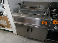 Rvs gasgestookte frituurpan voor gebak - afbeelding 1 van  4