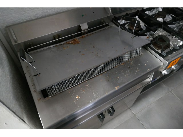 Rvs gasgestookte frituurpan voor gebak - afbeelding 2 van  4